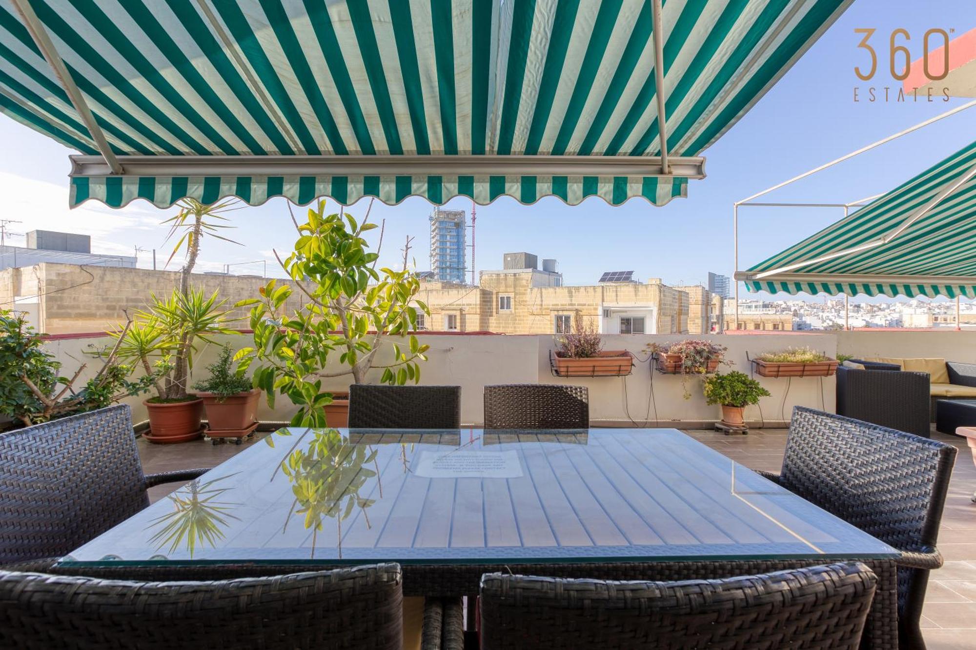 Apartment Spacious 2br With Large, Private Sun Terrace By 360 Estates Ta Xbiex