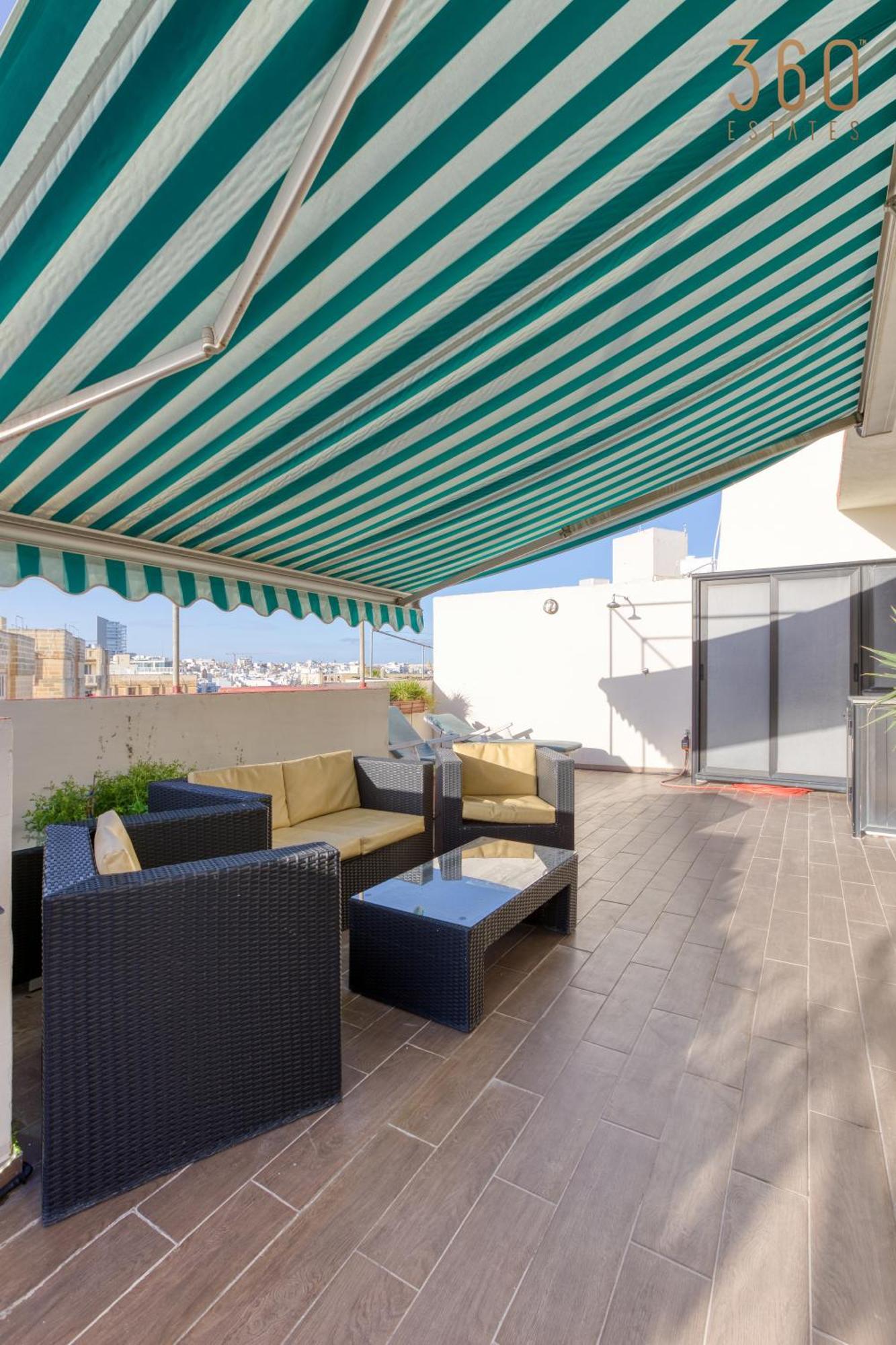 Spacious 2br With Large, Private Sun Terrace By 360 Estates * Ta Xbiex