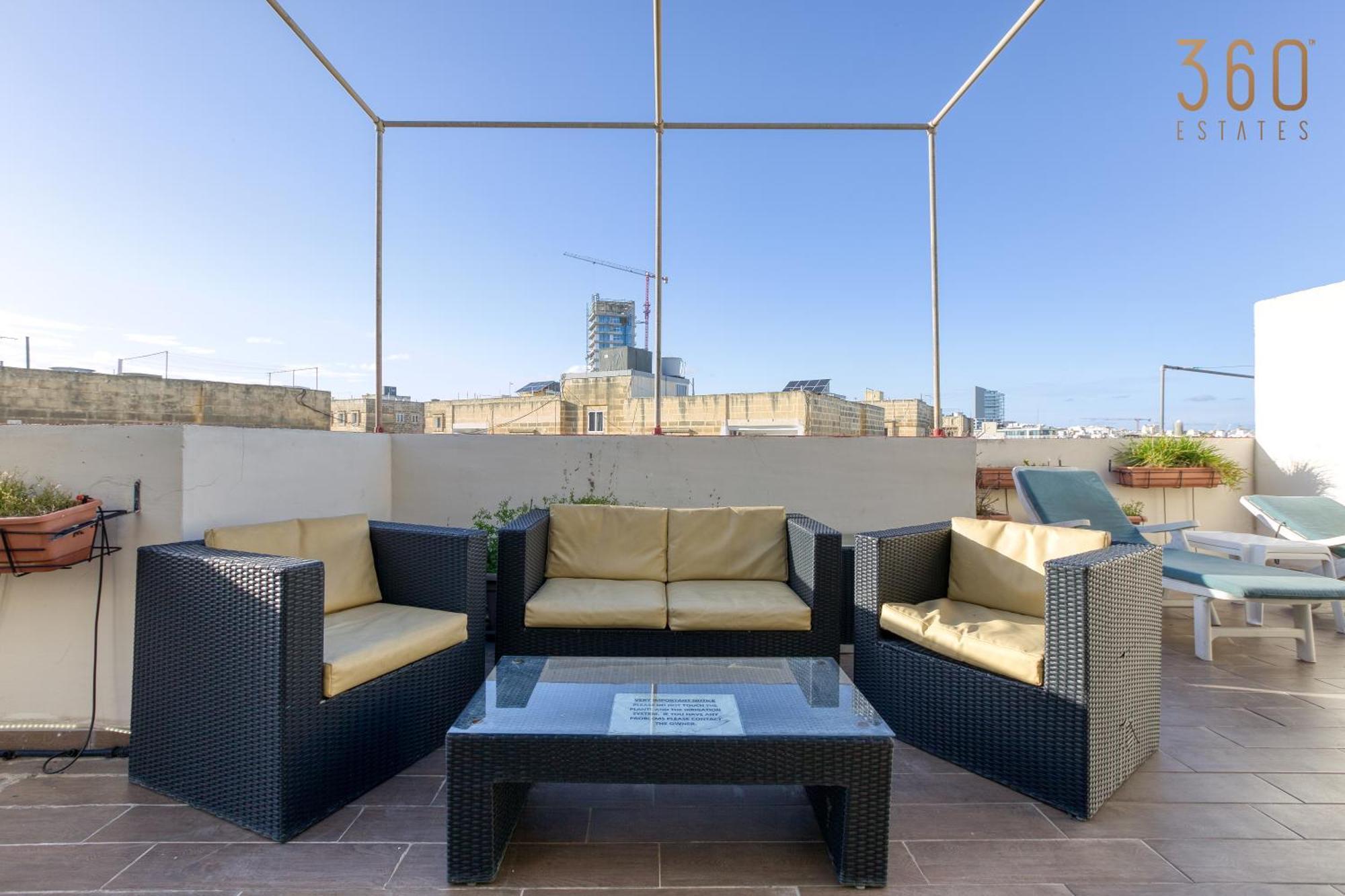 Spacious 2br With Large, Private Sun Terrace By 360 Estates Apartment Ta Xbiex